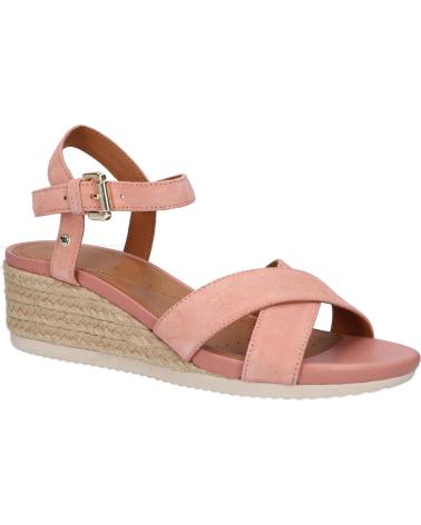 Woman Sandals GEOX D02HHC 00022 D ISCHIA CORDA C7781 SALMON