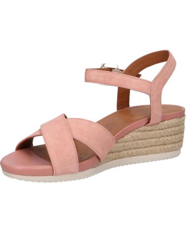Woman Sandals GEOX D02HHC 00022 D ISCHIA CORDA C7781 SALMON