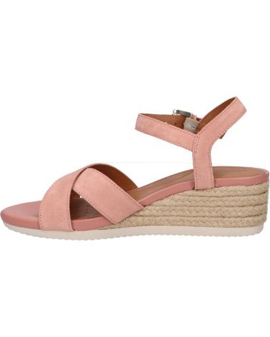 Woman Sandals GEOX D02HHC 00022 D ISCHIA CORDA C7781 SALMON