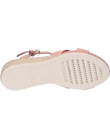 Woman Sandals GEOX D02HHC 00022 D ISCHIA CORDA C7781 SALMON