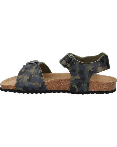 boy Sandals geox J028LB 00004 J GHITA C0483 CAMOUFLAGE GREEN