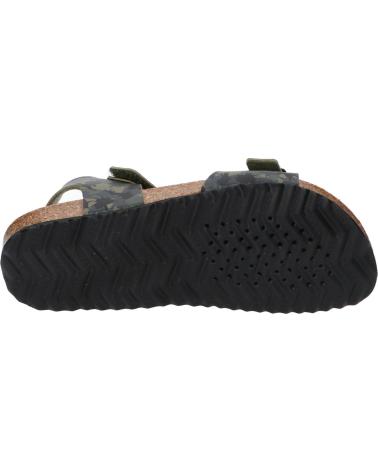 boy Sandals geox J028LB 00004 J GHITA C0483 CAMOUFLAGE GREEN