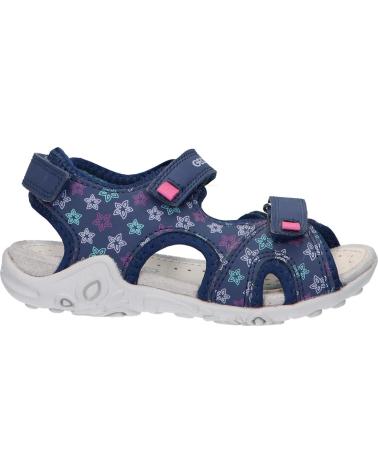 girl Sandals GEOX J45GRA 0CE15 J SANDAL WHINBERRY G C4268 NAVY-FUCHSIA C4268
