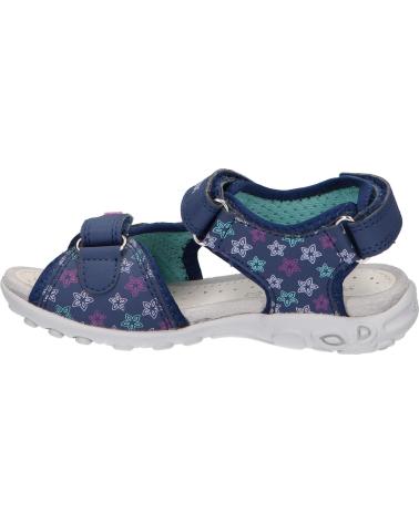 girl Sandals GEOX J45GRA 0CE15 J SANDAL WHINBERRY G C4268 NAVY-FUCHSIA C4268