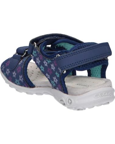 girl Sandals GEOX J45GRA 0CE15 J SANDAL WHINBERRY G C4268 NAVY-FUCHSIA C4268