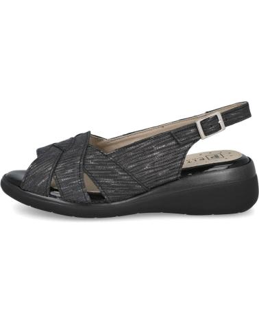 Sandali per Donna PITILLOS CUNAS DE ESPARTO AL5590 PARA MUJER EN COLOR NEGRO