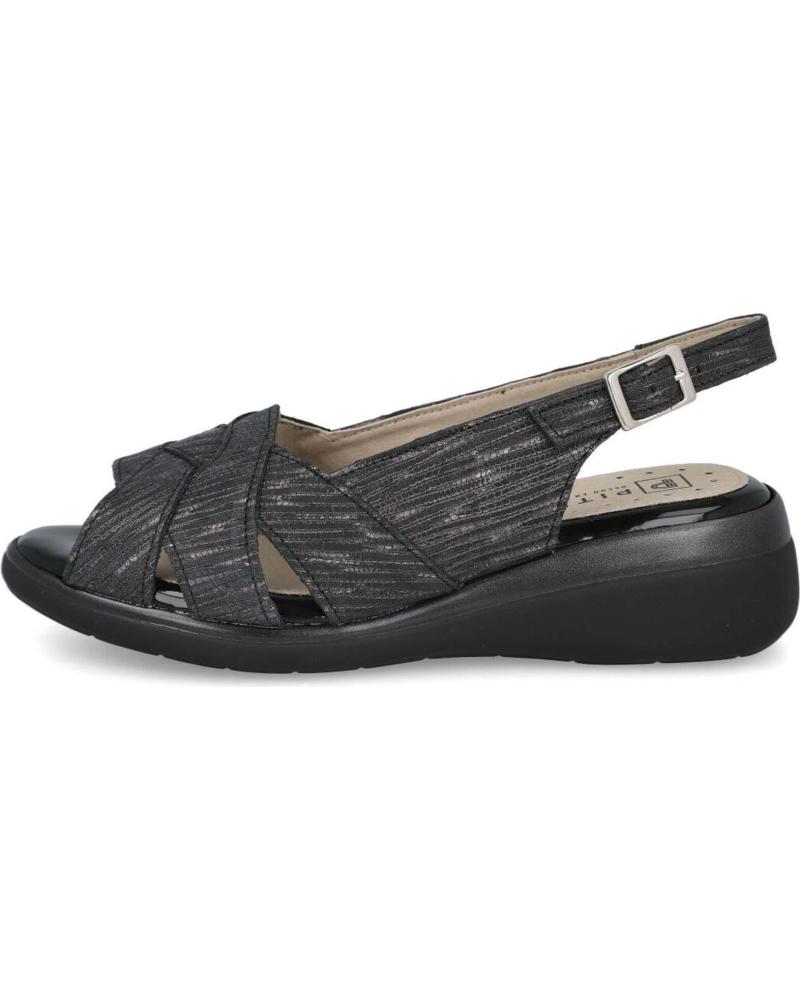 Sandali per Donna PITILLOS CUNAS DE ESPARTO AL5590 PARA MUJER EN COLOR NEGRO
