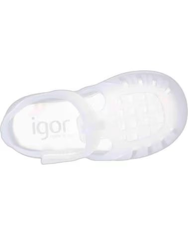Sandalias de Niño IGOR SANDALIAS TOBBY SOLID PARA NINOS EN COLOR BLANCO