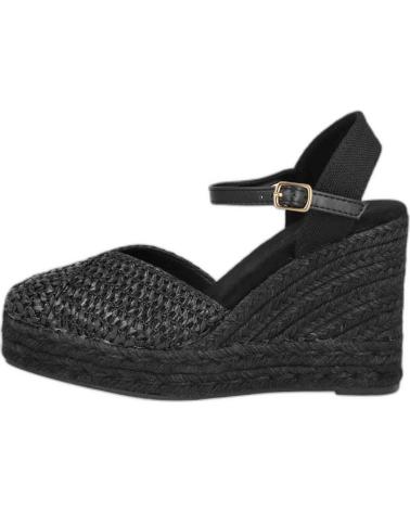 Sandali per Donna L&R SHOES LR SHOES 5109 ALPARGATAS DE ESPARTO PARA MUJER NEGRO