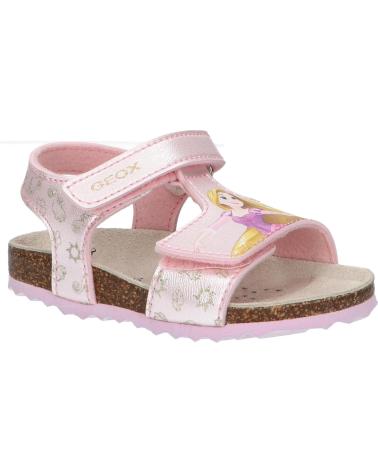 Sandálias de Menina GEOX B152RC 000NF B SANDAL CHALKI C8010 LT PINK ROSA