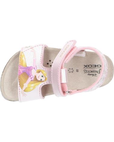 Sandálias de Menina GEOX B152RC 000NF B SANDAL CHALKI C8010 LT PINK ROSA