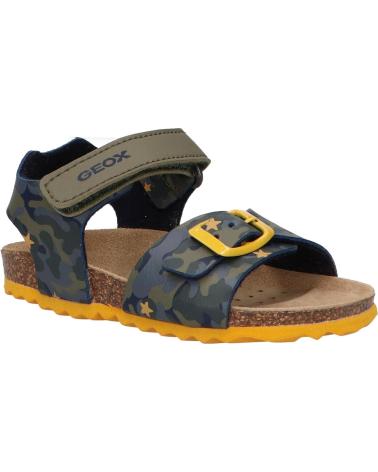 GEOX B922QA 00454 B SANDAL CHALKI SAGE-OCHREYELLOW C3375