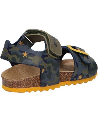 GEOX B922QA 00454 B SANDAL CHALKI SAGE-OCHREYELLOW C3375