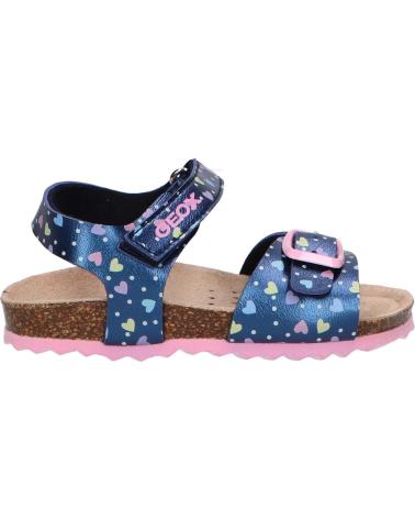 Sandálias de Menina geox B922RA 000NF B SANDAL CHALKI C0694 NAVY-PINK
