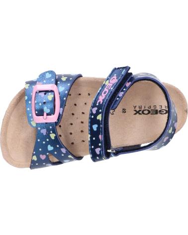 Sandálias de Menina geox B922RA 000NF B SANDAL CHALKI C0694 NAVY-PINK