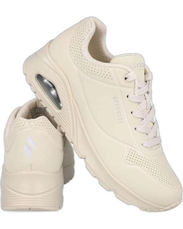 Woman Trainers SKECHERS 73690 UNO - STAND ON AIR BEIGE