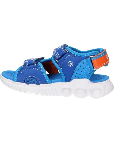 Sandálias de Menino GEOX J25GGA 014BU J SANDAL WROOM C0685 ROYAL-ORANGE AZUL