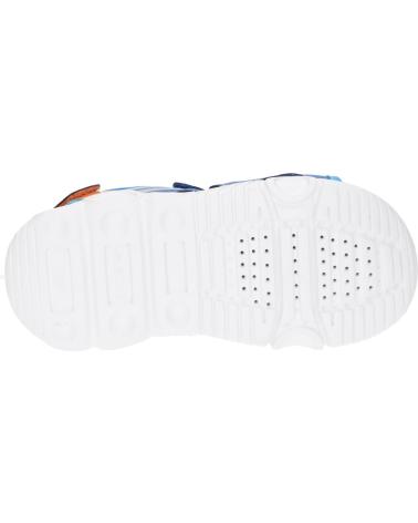 Sandálias de Menino GEOX J25GGA 014BU J SANDAL WROOM C0685 ROYAL-ORANGE AZUL