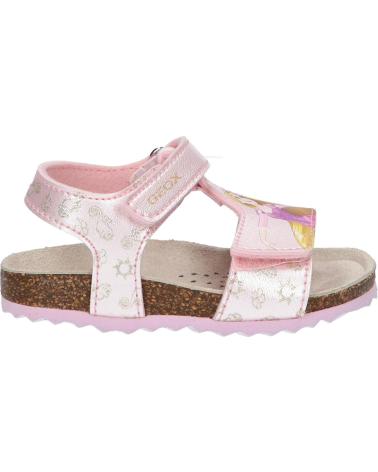 Sandálias de Menina GEOX B152RC 000NF B SANDAL CHALKI C8010 LT PINK ROSA