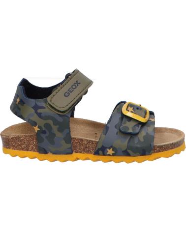 GEOX B922QA 00454 B SANDAL CHALKI SAGE-OCHREYELLOW C3375