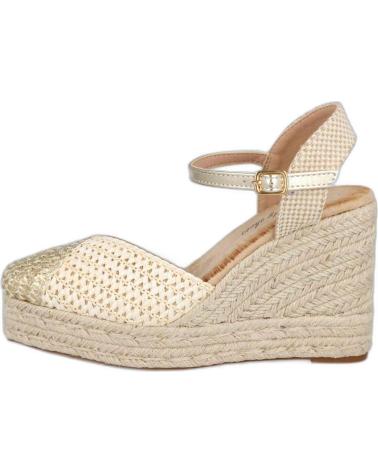 Sandali per Donna L&R SHOES LR SHOES 5109 ALPARGATAS DE ESPARTO PARA MUJER ORO BEIGE