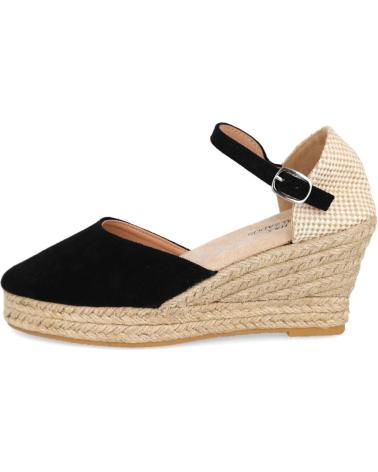 Sandali per Donna L&R SHOES CUNAS DE ESPARTO LR SHOES Q-888 PARA MUJER EN COLOR NEGRO
