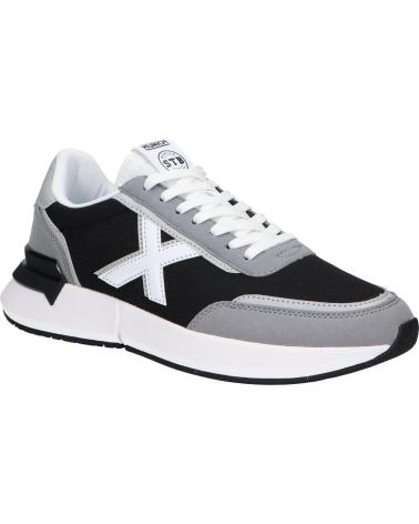 Deportivas de Hombre MUNICH ZAPATILLAS VERSUS 97 BLANCAS GRIS 4173097 CASUAL HOMBR NEGRO