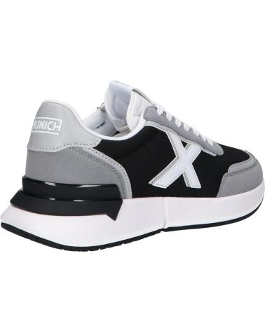 Deportivas de Hombre MUNICH ZAPATILLAS VERSUS 97 BLANCAS GRIS 4173097 CASUAL HOMBR NEGRO