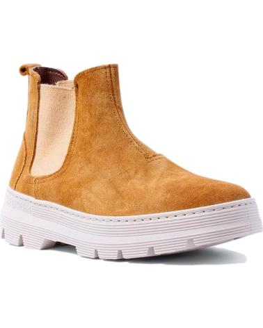 Bottines pour Femme NATURAL WORLD 7152 M - 49 CHELSEA ELAST ON SUEDE TIN GOLDEN