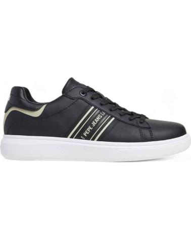 Deportivas-De-Hombre-PEPE-JEANS-ZAPATILLAS-KENTON-COURT-PARA-HOMBRE-EN-COLOR-NEGRO
