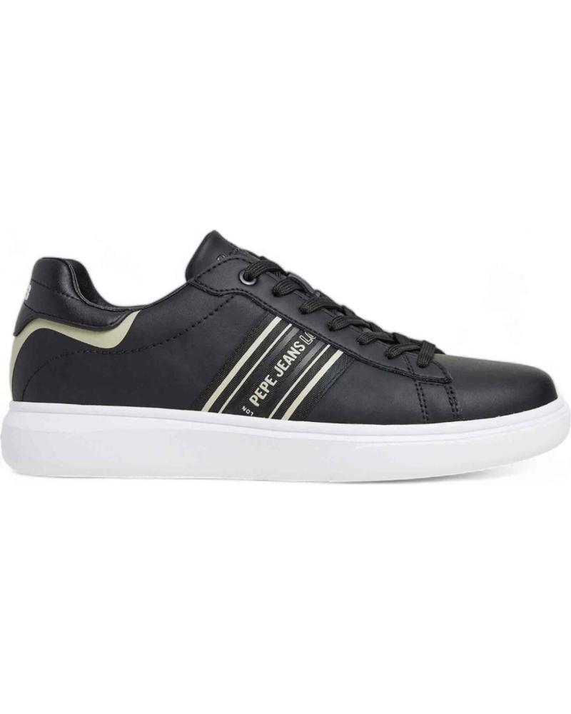Sneaker-De-Hombre-PEPE-JEANS-ZAPATILLAS-KENTON-COURT-PARA-HOMBRE-EN-COLOR-NEGRO