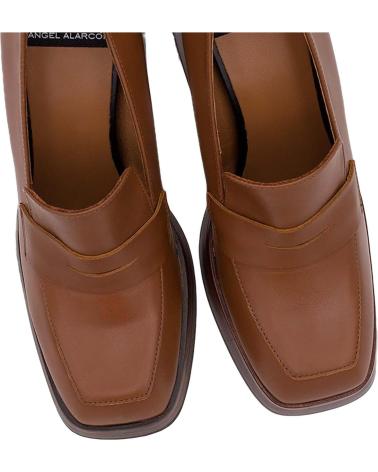 Mocassini per Donna ANGEL ALARCON MOCASINES TULAR PARA MUJER EN COLOR MARRON