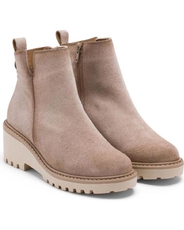 Botines de Mujer PORRONET BOTINES PARA MUJER EN COLOR BEIGE