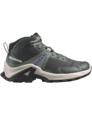 Sportivo per Donna e Bambino SALOMON ZAPATILLAS X RAISE MID GTX PARA NINOS UNISEX EN COLOR VERDE