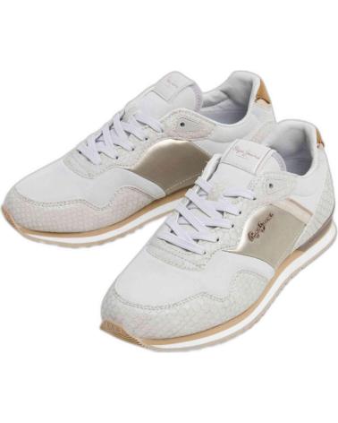 Deportivas de Mujer PEPE JEANS ZAPATILLAS PARA MUJER EN COLOR BLANCO