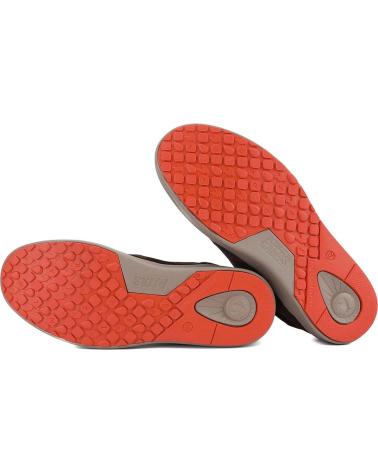 Deportivas de Hombre WALK IN PITAS ZAPATILLA DE HOMBRE KUME DE DE SERRAJE HIDROFUGO - MARRON