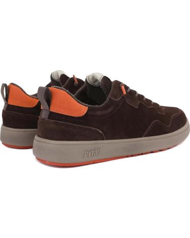Deportivas de Hombre WALK IN PITAS ZAPATILLA DE HOMBRE KUME DE DE SERRAJE HIDROFUGO - MARRON