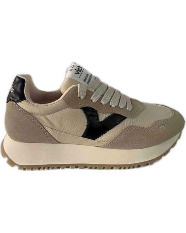 SNEAKERS VICTORIA VIENTO NYLON SCAMOSCIATO BEIGE 1157107 BEIGE