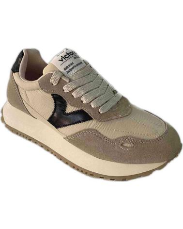 SNEAKERS VICTORIA VIENTO NYLON SCAMOSCIATO BEIGE 1157107 BEIGE