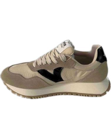 SNEAKERS VICTORIA VIENTO NYLON SCAMOSCIATO BEIGE 1157107 BEIGE