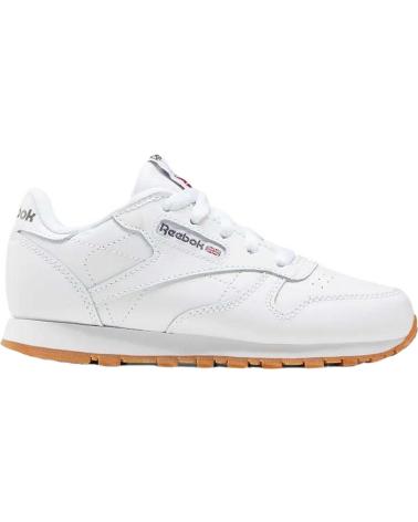 girl and boy Trainers REEBOK ZAPATILLAS CLASSIC LEATHER PARA NINOS UNISEX EN COLOR BLANCO
