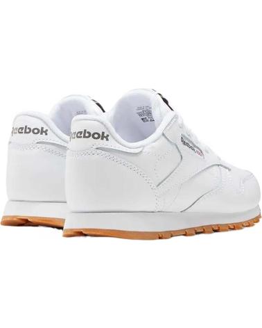 Schuhe für Mädchen und Junge REEBOK ZAPATILLAS CLASSIC LEATHER PARA NINOS UNISEX EN COLOR BLANCO BLANCO