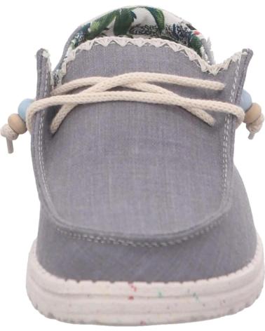 Sapato de vela de Mulher HEY DUDE ZAPATILLAS WENDY NATURAL PARA MUJER EN COLOR GRIS