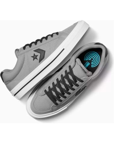 Sportif-De-Hombre-CONVERSE-ZAPATILLAS-CASUAL-GRIS