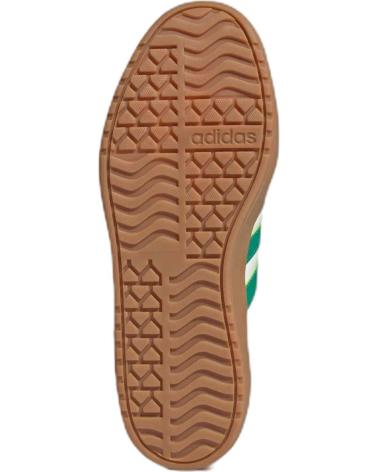 ADIDAS W-COURT BOLD I25 - SNEAKERS PLATFORM BIANCHE CON FASCE VERDI BLANCO