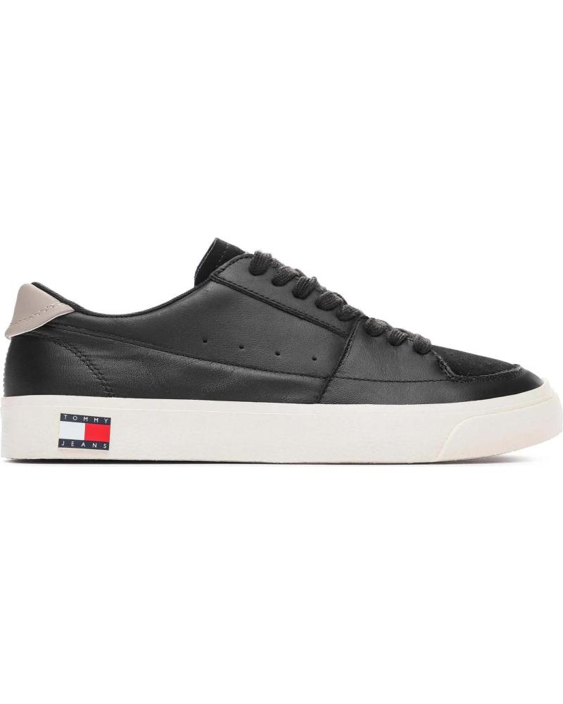 Sportif-De-Hombre-TOMMY-JEANS-ZAPATILLAS-PARA-HOMBRE-EN-COLOR-NEGRO