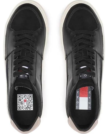 Sportif-De-Hombre-TOMMY-JEANS-ZAPATILLAS-PARA-HOMBRE-EN-COLOR-NEGRO