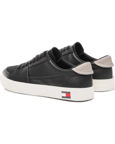 Sportif-De-Hombre-TOMMY-JEANS-ZAPATILLAS-PARA-HOMBRE-EN-COLOR-NEGRO