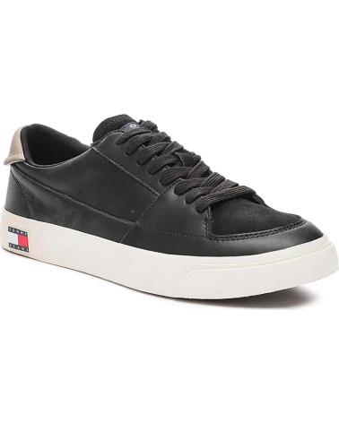 Sportif-De-Hombre-TOMMY-JEANS-ZAPATILLAS-PARA-HOMBRE-EN-COLOR-NEGRO
