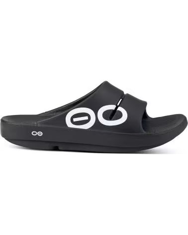 Zehansandalen für Damen OOFOS SANDALIAS OOAHH PARA UNISEX EN COLOR NEGRO